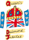 English Queen's Diamond Jubilee emblem