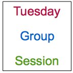 Tuesday group session